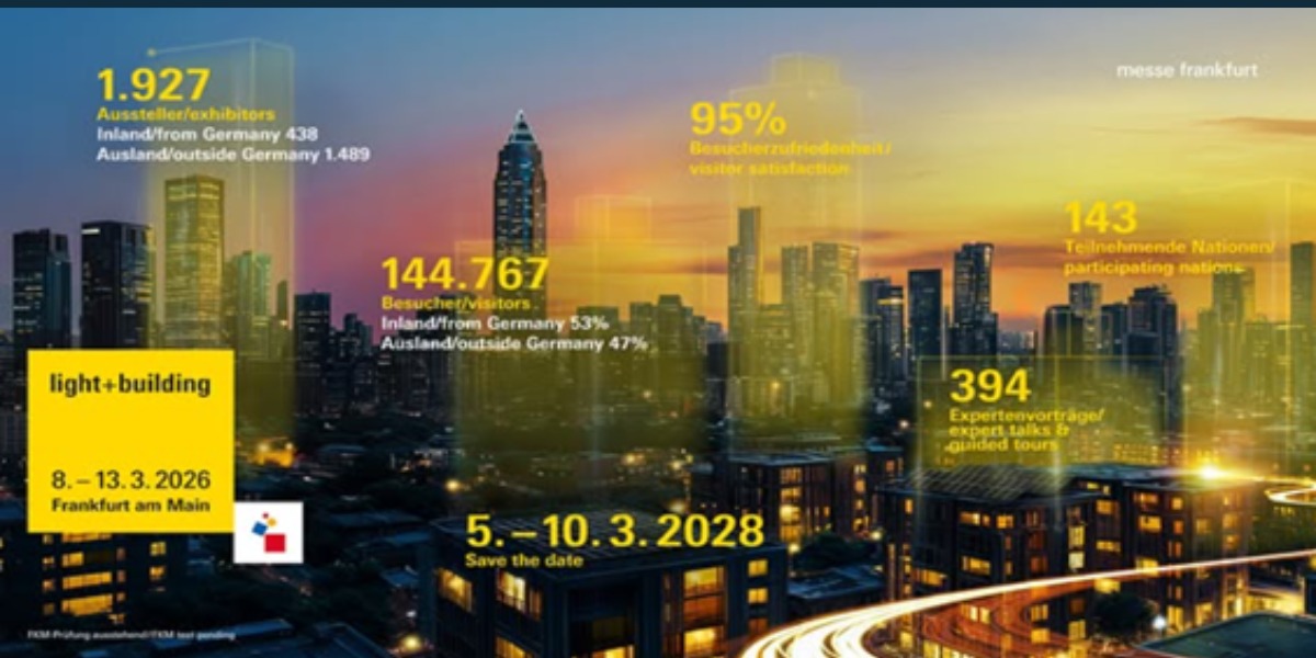Leia mais sobre o artigo Light+Building 2026: automação predial e o futuro dos edifícios inteligentes