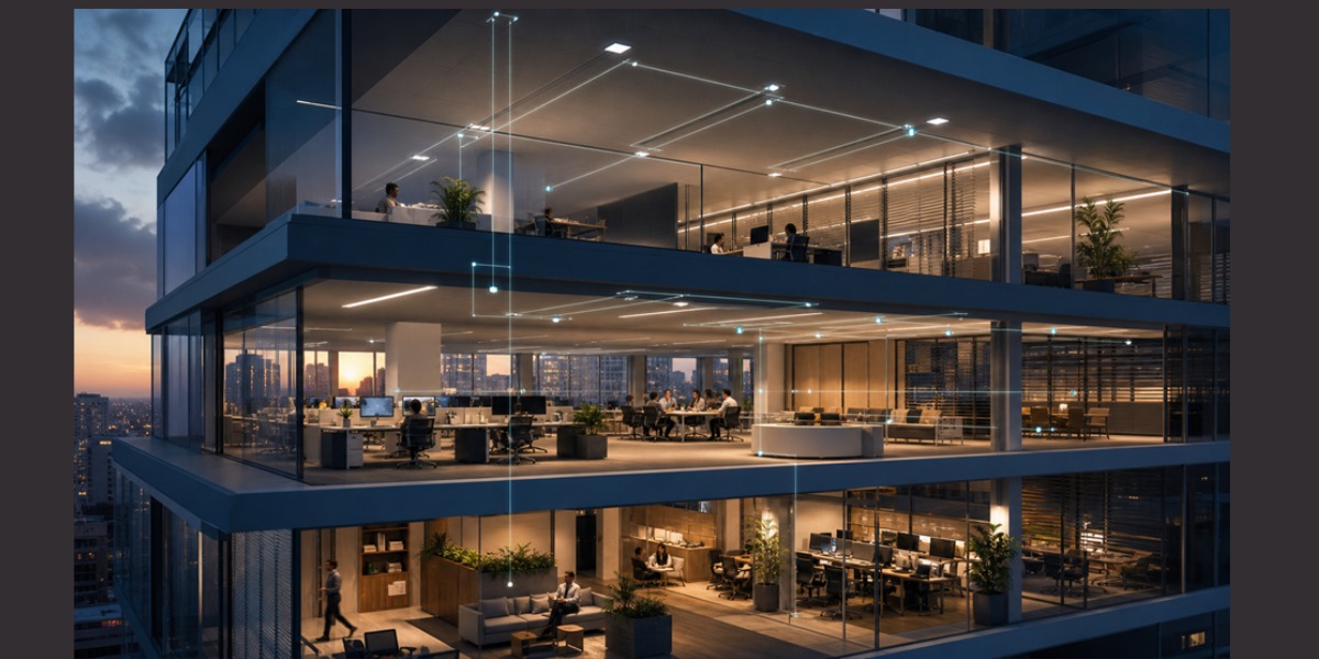 Da luminária ao dado o papel da iluminação na infraestrutura digital dos edifícios inteligentes